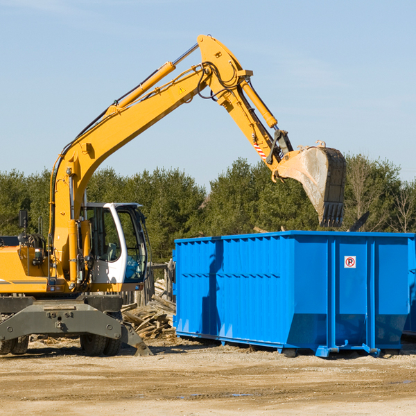 how does a residential dumpster rental service work in Wishek